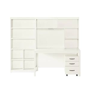 노아 3단 책상책장세트_서랍포함