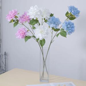 실크플라워 로즈 히비스커스 조화꽃 가지 72cm 샤론의 장미 생화같은조화