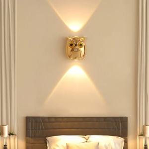 케인 부엉이 3색 센서등 무타공 인테리어 무드등 C타입충천