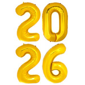 숫자 은박 풍선 대형 2026 패키지 골드 신년 연말 새해 파티 풍선