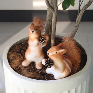 다람쥐 인형 장식 2type