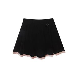 골피아 HFATK1605 헤일리골프 여성 벨벳 밑단 포인트 플레어 큐롯 스커트