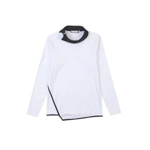 골피아 HFAKT1003 헤일리골프 여성 지퍼 하프넥 랩 스타일 긴팔 티셔츠