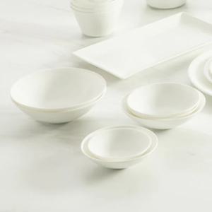 더셰프 본차이나 화이트 그릇 요리볼 찬기 13cm