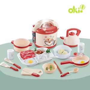 연기 나오는 밥솥 주방놀이 장난감 핑크