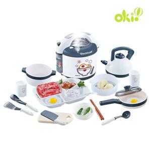 연기 나오는 밥솥 주방놀이 장난감 블랙