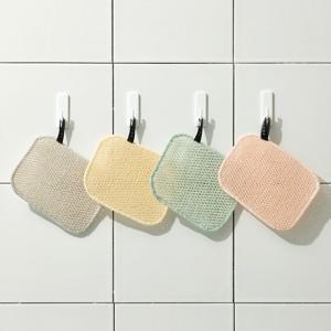 버블 망사 수세미 4개 x 2입 (총 8개입)