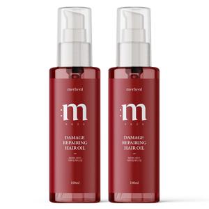 1+1 아르간 헤어 오일 에센스 100ml 헤어세럼 미용실 데미지 케어 컬링 단백질 볼륨