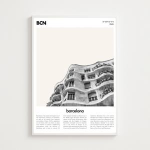 세계 도시 명소 모던 인테리어 포스터 거실 액자 벽장식 벽꾸미기 NO.04 바르셀로나담