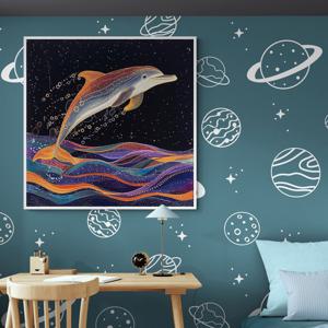 별빛을 헤엄치다 그림 알루미늄액자 언더더씨 키즈카페 꾸미기 인테리어 액자