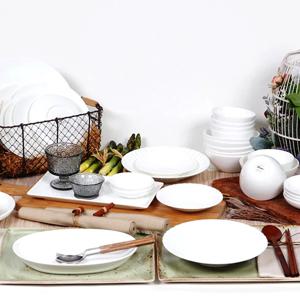 본차이나 깔끔한 화이트 식기세트 므아레블랑 홈세트 20P