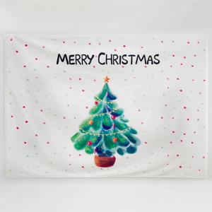 크리스마스 패브릭 포스터 도트트리 배경천 천트리 +집게핀 2개 스티커 2개 증정