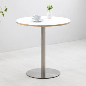 HPM 마인즈 700 원형 식스 스테인 테이블 카페 커피숍 식당 식탁 주방 인테리어 화이트