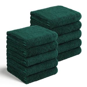 데일리 팔레트 호텔수건 타올 150g 포레스트그린 10장