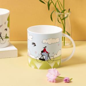 한국도자기x곽명주 자전거(Blue) 머그 1p