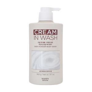 해피바스 크림인 로션 베이비파우더 바디워시 900g