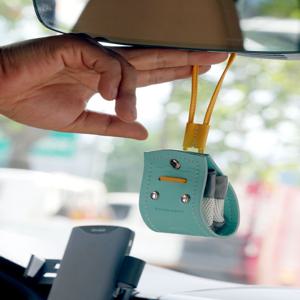 비스멜 가죽파우치 차량용 방향제