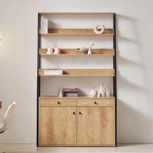 이베트 북선반 철제 스틸 수납 선반장 1200 (3color)