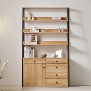 이베트 북선반 철제 스틸 수납 서랍 선반장 1200 (3color)