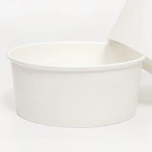 분식 덮밥 비빔밥 닭강정 치킨 샐러드 포장 배달 종이 용기 1350호 100개