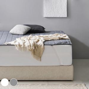 부드러운 누빔 방수 고정밴딩 매트리스 침대패드 S/SS/Q/K 2colors