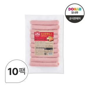 도나우 핫도그 소시지 800g(80g x 10ea) 박스(10팩)
