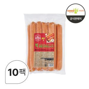 도나우 빅청량고추맛 소시지 1.35kg (135g x 10ea) 박스(10팩)
