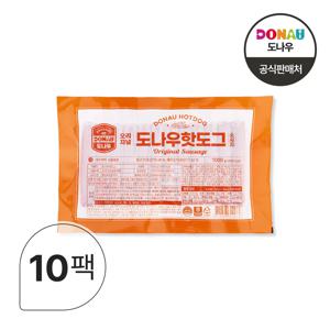 도나우 핫도그 소시지 1kg(40g x 25ea) 박스(10팩)