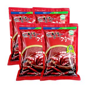 25년 국산 건고추 파인토피아봉화고춧가루 골드 보통맛 2kg (500gx4팩)