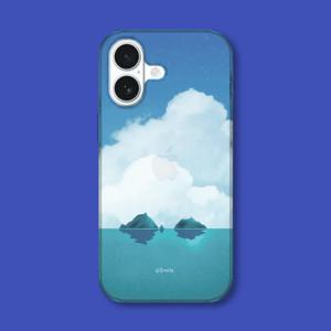 종이비행 대한민국독도 투명 젤리케이스(전기종)