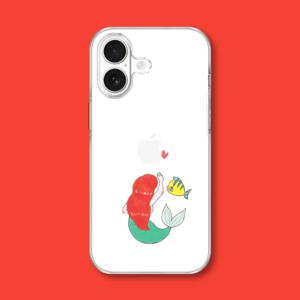 러브리 인어공주와 벨 투명 젤리케이스(전기종)