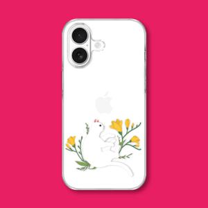 눌눌 프리지아 고양이 투명 젤리케이스(전기종)