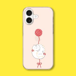 루나 털실두마리 투명 젤리케이스(전기종)