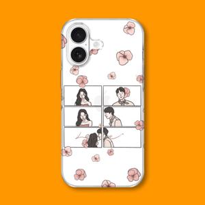 dadomi 커플벚꽃 투명 젤리케이스(전기종)