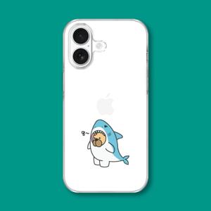 데이빗 상어땡구 투명 젤리케이스(전기종)