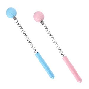 골프공 스프링 지압봉 허리 등 어깨 마사지 스틱 DD-11698