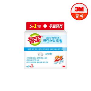 욕실청소 올인원 크린스틱 리필 6입(5+1입, 1개)