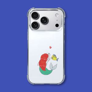 아칸 러브리 인어공주와 벨 쉴드방탄케이스(전기종)