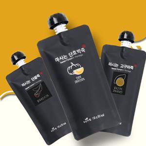 마시는죽 2세트(30팩) 단호박죽(10팩) 고구마죽(10팩) 단팥죽(10팩)