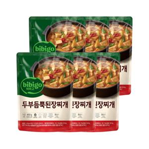 비비고 두부듬뿍 된장찌개 460g*6개