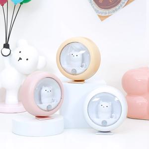 동작감지 무선 고양이 LED 모션 센서등 무드등 GHL09