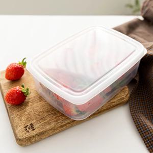 냉장고 소분 정리용기 W (1.3L) 3p 세트 플라스틱 반찬통