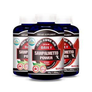 캐나다 데일리 쏘팔메토 파워 6개월분-3병