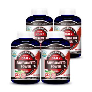 캐나다 데일리 쏘팔메토 파워 6개월분-4병