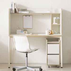 오즈 학생 1인 와이드 가정용 독서실책상 LED조명 1200