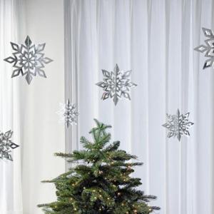 눈꽃 모빌 눈모양 모빌 겨울 환경구성 크리스마스 장식