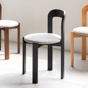 [리퍼] 토이 패브릭 체어 우드 원목 목재 나무 식탁 카페 인테이어 모던 디자인 컬러 의자