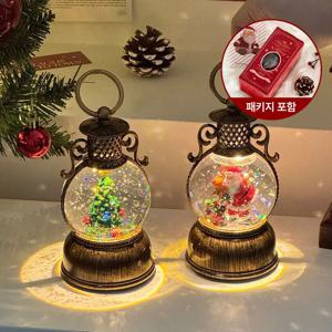 초가성비! 미니 랜턴볼 크리스마스 오르골 스노우볼 캐롤 트리 선물 크리스마스 소품