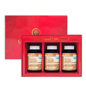 선물세트 캐나다 슈퍼파워 리포좀 비타민C 비타민D 쇼핑백없음 (총3병-6개월분)