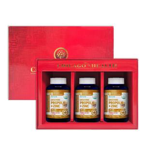 선물세트 캐나다 슈퍼파워 프로폴리스 (아연) 쇼핑백없음 (총3병-135일분)